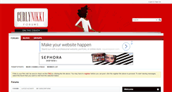 Desktop Screenshot of curlynikkiforums.com
